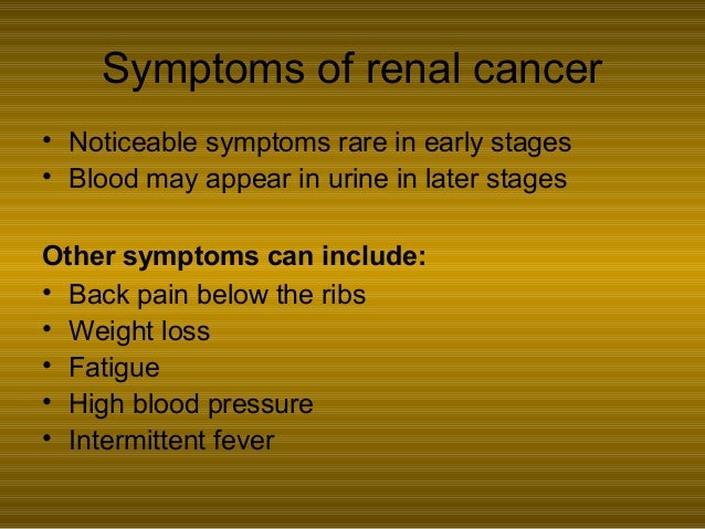 Kidney Cancer And Chronic Kidney Disease A Causal Link By Wanda Reese