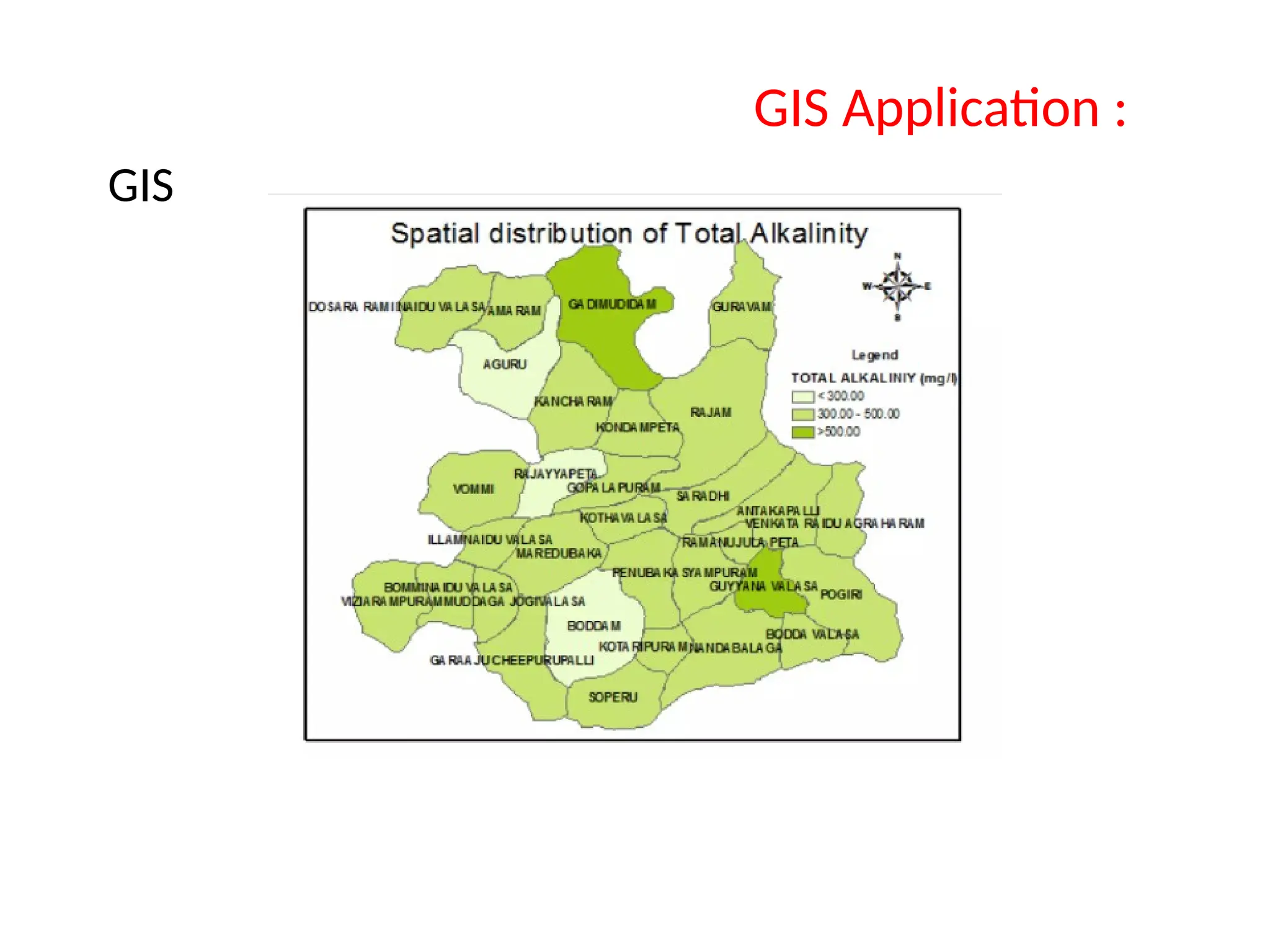 GIS
GIS Application :
 