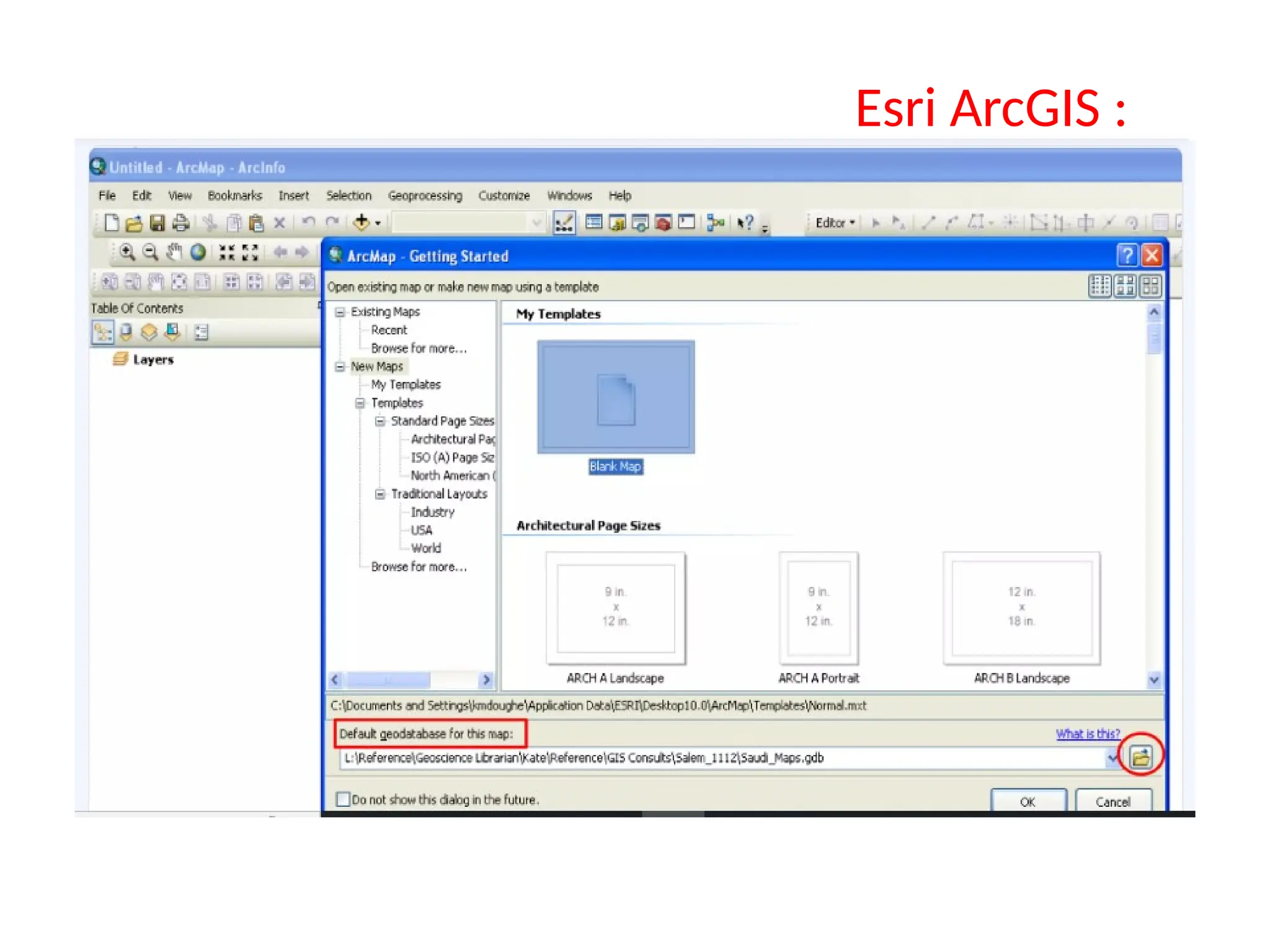 Esri ArcGIS :
 