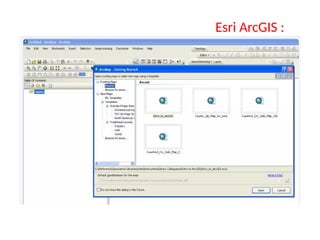 Esri ArcGIS :
 