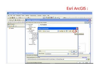 Esri ArcGIS :
 