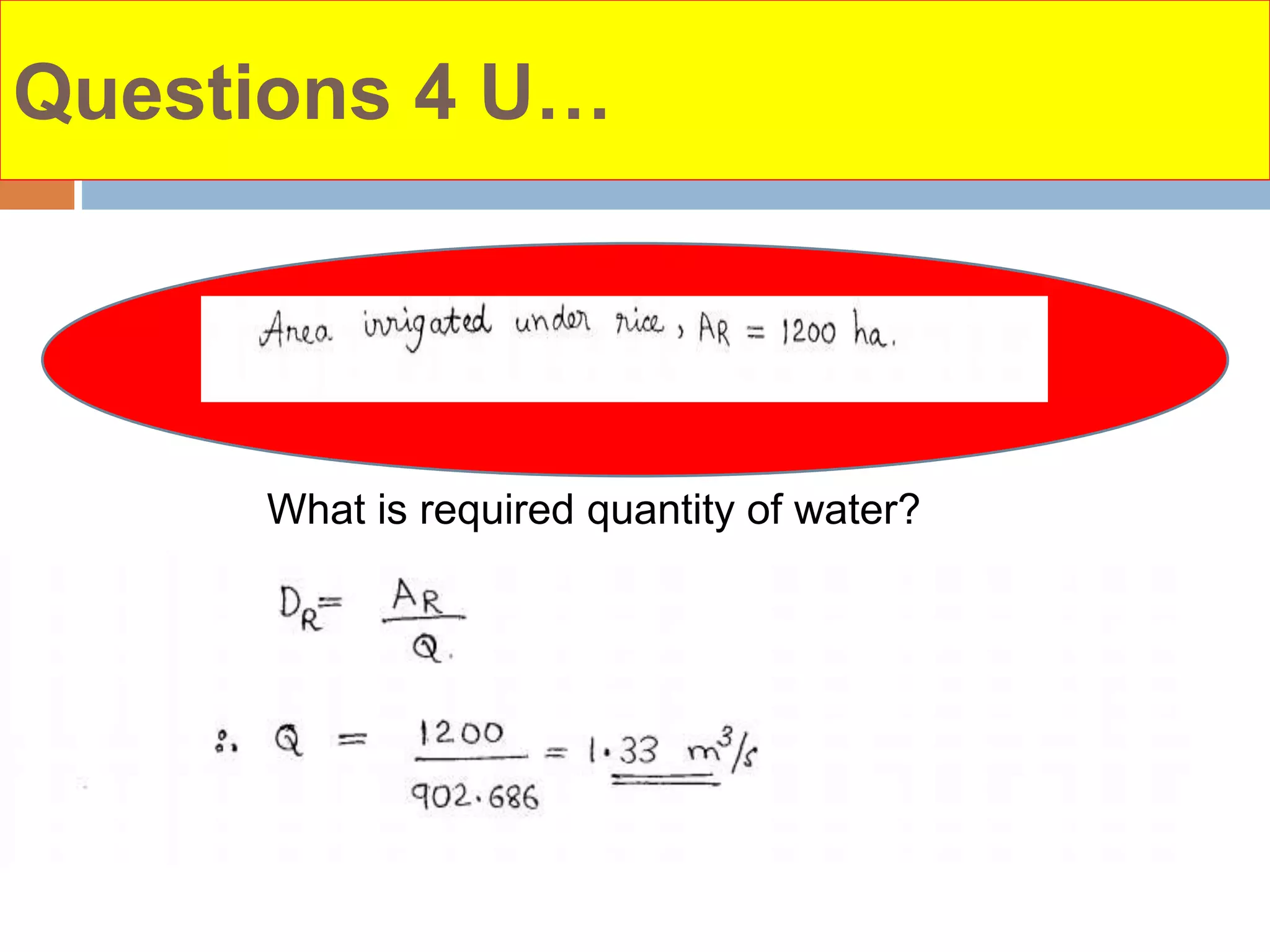 Duty, Delta and Base Period and their relationship PPT
