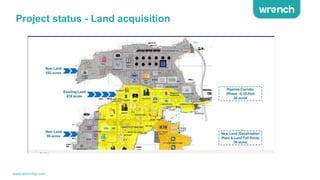 Project status - Land acquisition
www.wrenchsp.com
 