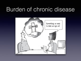 Burden of chronic disease
 