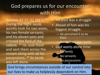 Wrestling with God and Man - Genesis 32:22-32 | PPTX