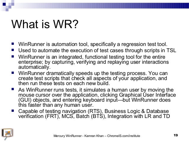 Winrunner testing tool download