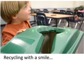 Recycling with a smile…
 