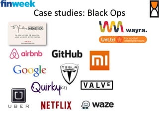 Case studies: Black Ops
(GE)
 