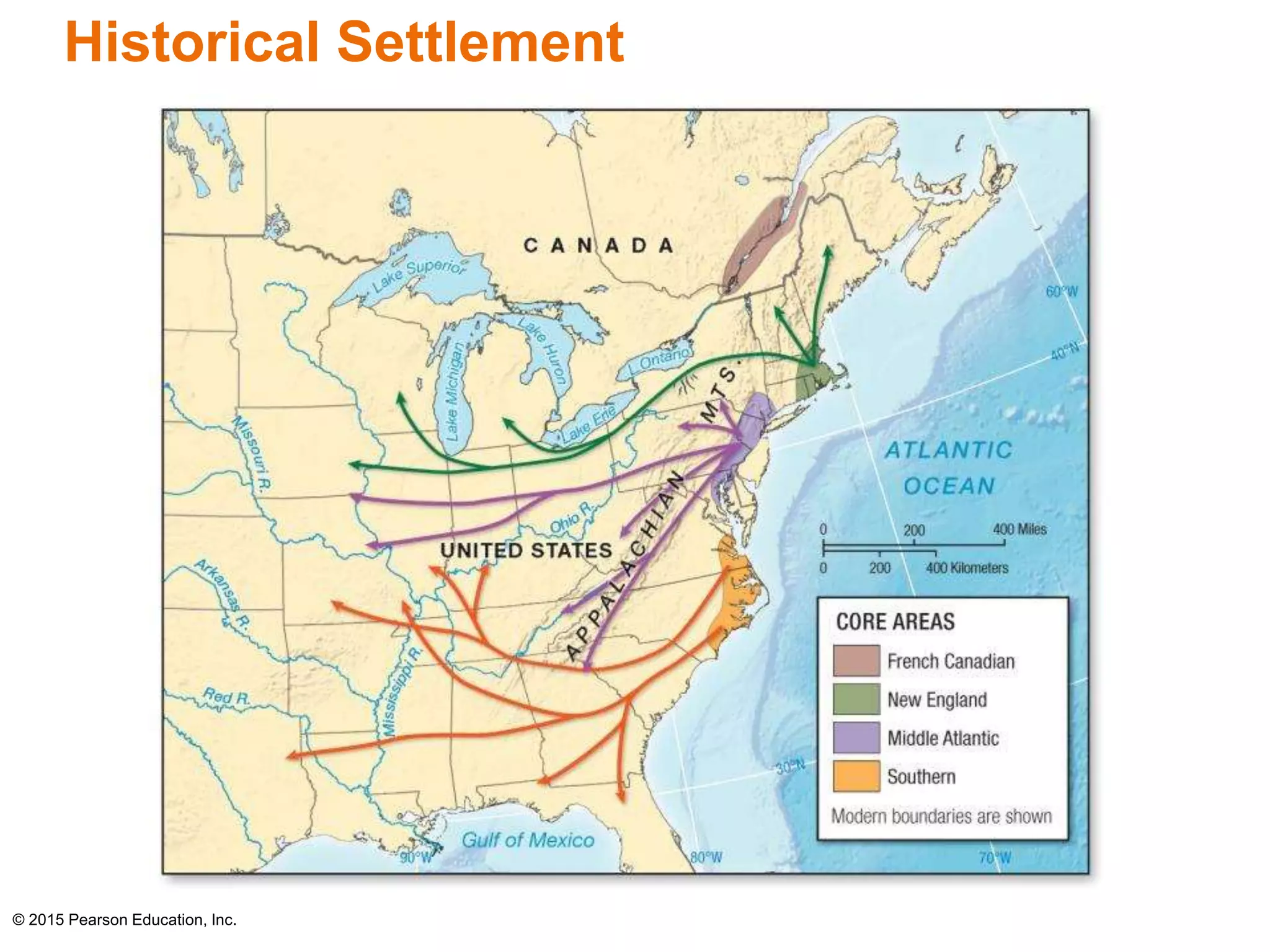 Historical Settlement 
© 2015 Pearson Education, Inc. 
 