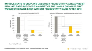World Resources Report: Creating a Sustainable Food Future | PPTX