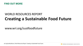 World Resources Report: Creating a Sustainable Food Future | PPTX