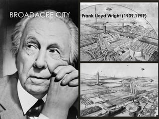 BROADACRE CITY   Frank Lloyd Wright (1939,1959) 