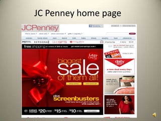 JC Penney home page