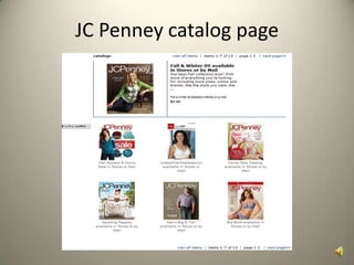 JC Penney catalog page