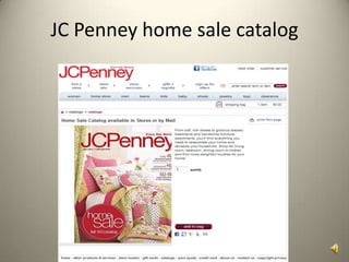 JC Penney home sale catalog