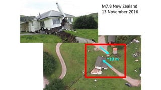 ~10 m
M7.8 New Zealand
13 November 2016
 