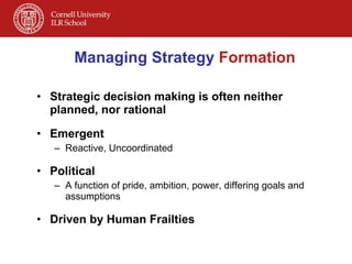 Managing Strategy  Formation ,[object Object],[object Object],[object Object],[object Object],[object Object],[object Object]