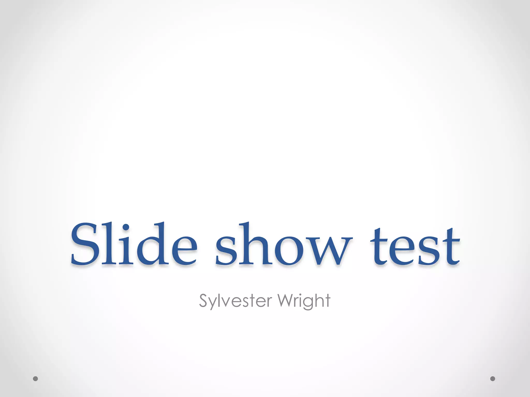 Wright slide show test | PPTX