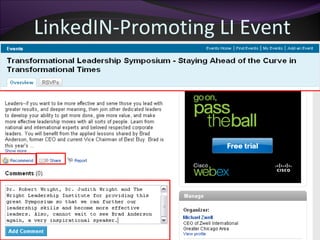 LinkedIN-Promoting LI Event 