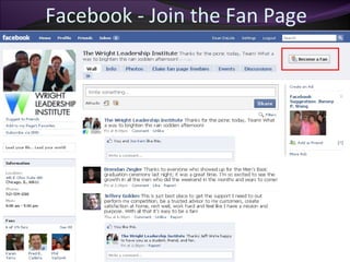 Facebook - Join the Fan Page 