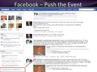 Facebook – Push the Event 