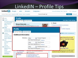 LinkedIN – Profile Tips 