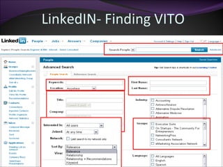 LinkedIN- Finding VITO 