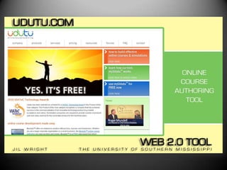 UDUTU Free Web 2.0 Course Authoring Tool