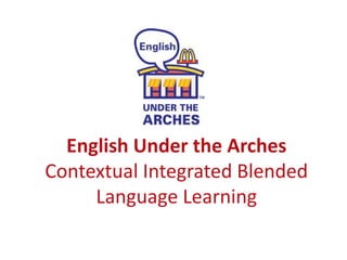 English Under the ArchesContextual Integrated Blended Language Learning