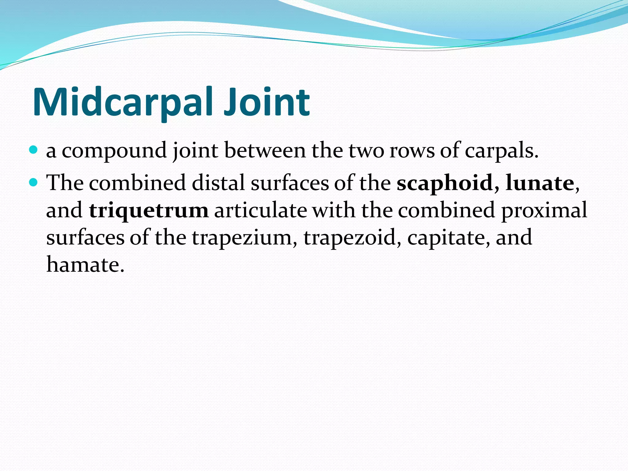 Wrist and hand examination | PPTX