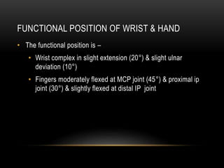 Wrist & hand complex | PPTX