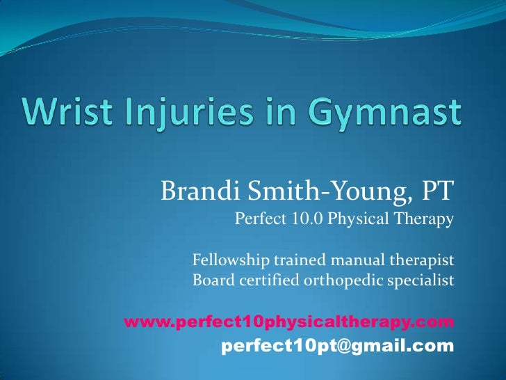 Wrist Injuries In Gymnast