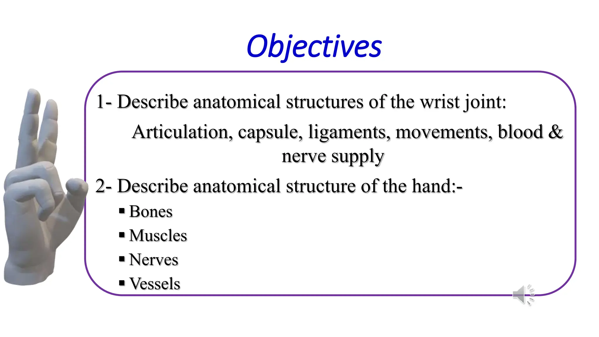 Anatomy of the Wrist joint and hand.ppsx