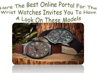 Designer Watches- Big & Affordable Deals!