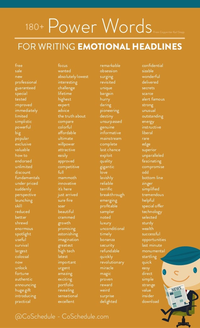 power words for essays