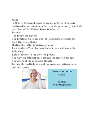 Write a 700- to 750-word paper or create an 8- to 10-minute mult.docx