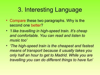 Write an article_tips | PPT