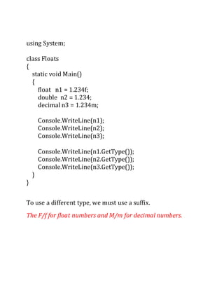 Write and write line methods | PDF