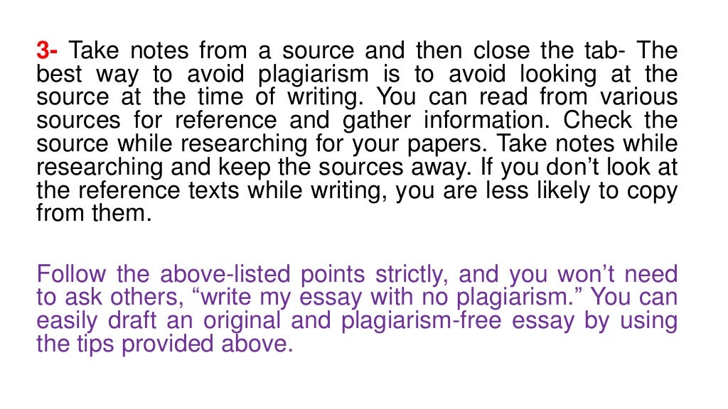 Get No Plagiarism Free Essays | Non-Plagiarized blogger.com