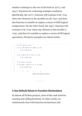 Write better python code with these 10 tricks | by yong cui, ph.d ...