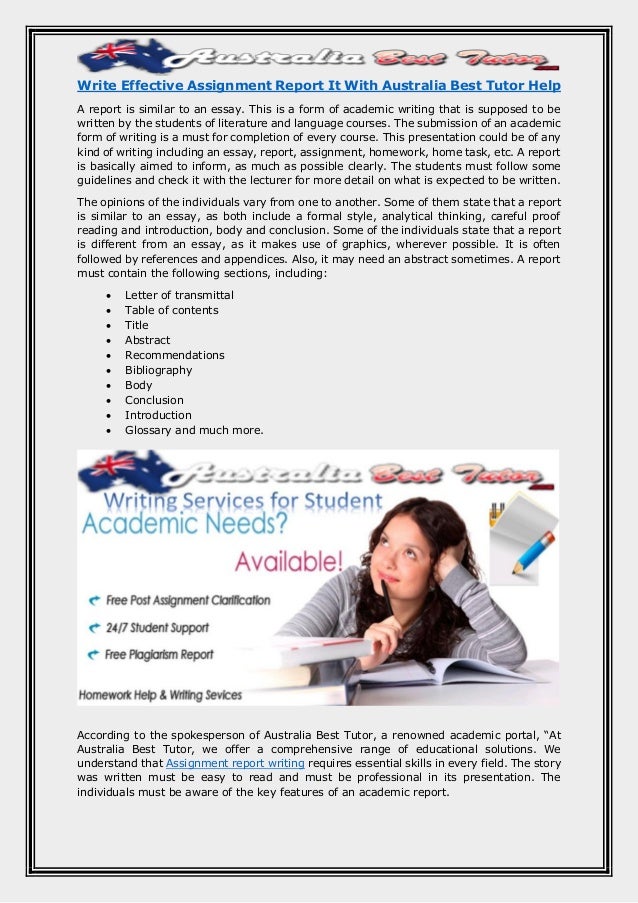 Australian assignment help key