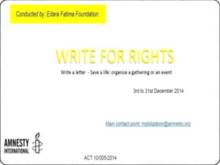 Write for rights 2014