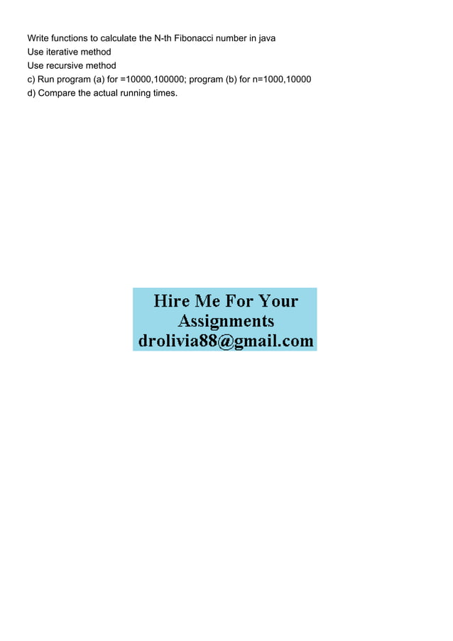 Write functions to calculate the Nth Fibonacci number in ja.pdf