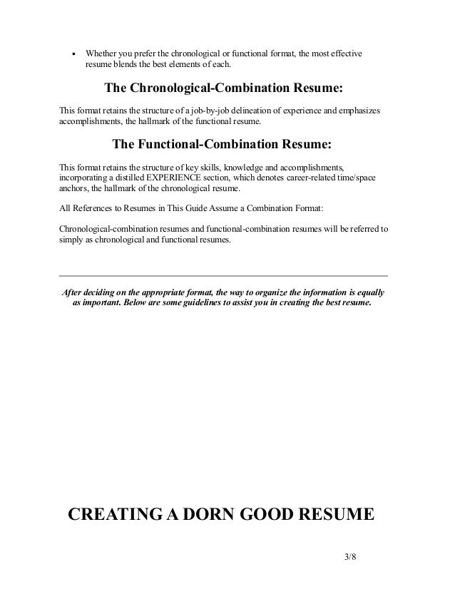 how to write a great resume