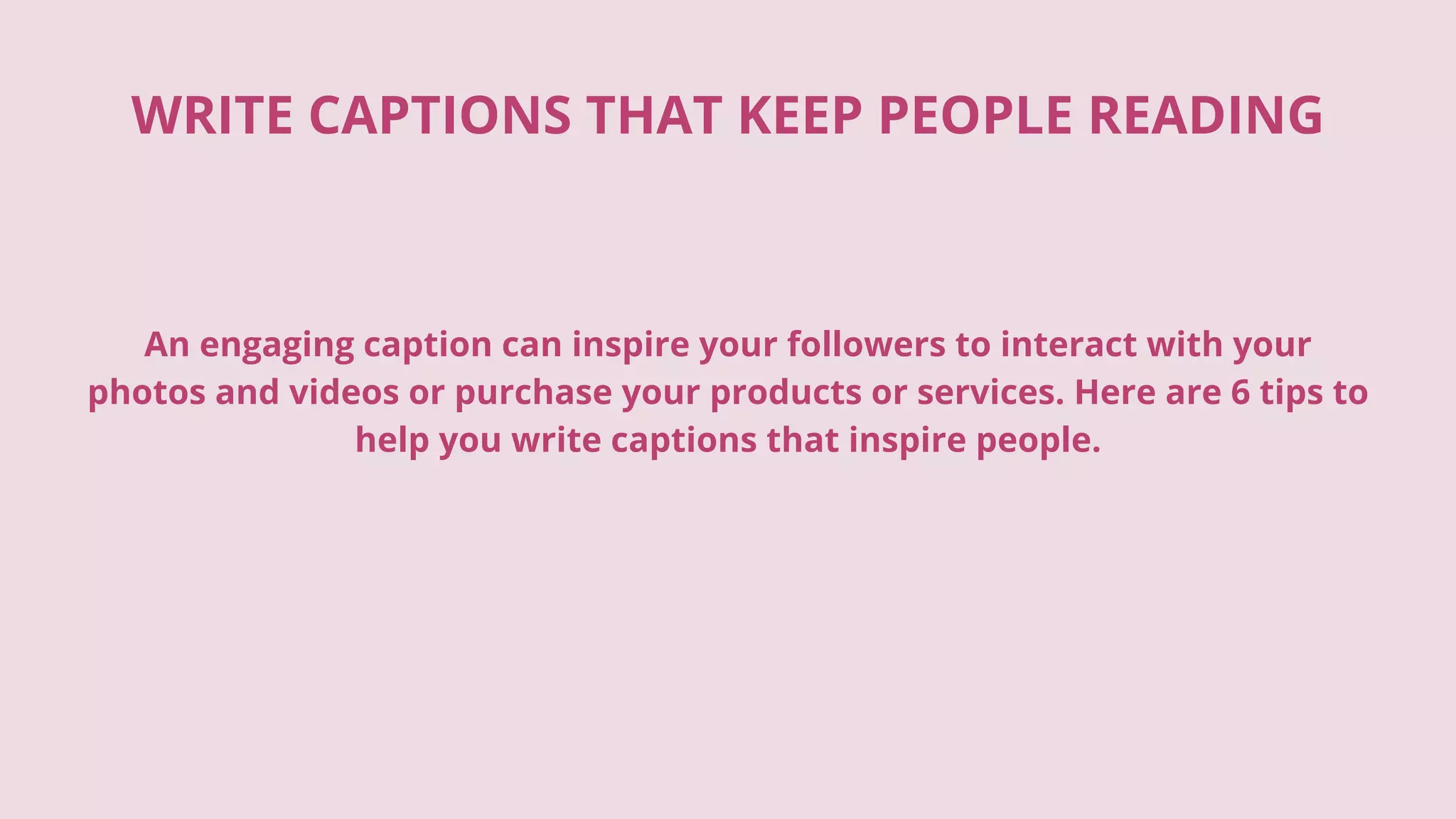 Write instagram captions that engage your audience | PDF