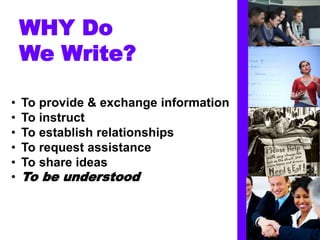 Understanding Why We Write Write Like You Mean It | PPTX