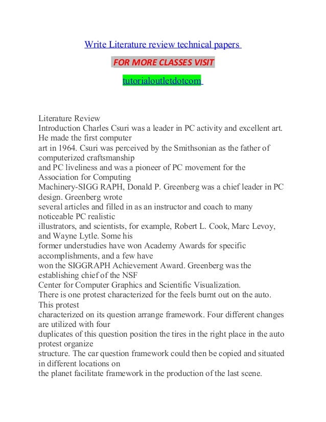 Technical literature definition image