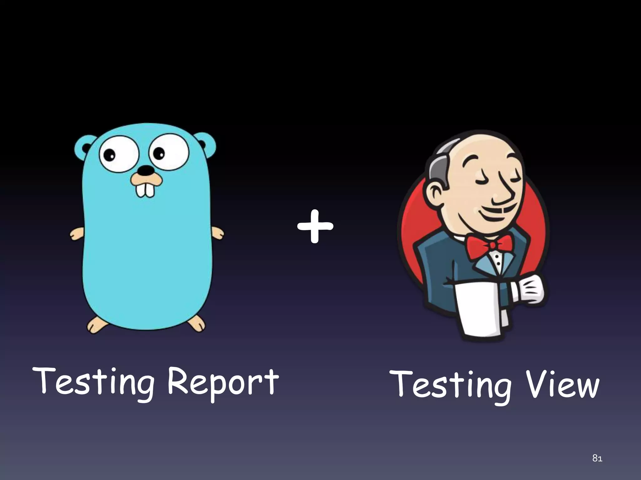 81 + Testing Report Testing View 