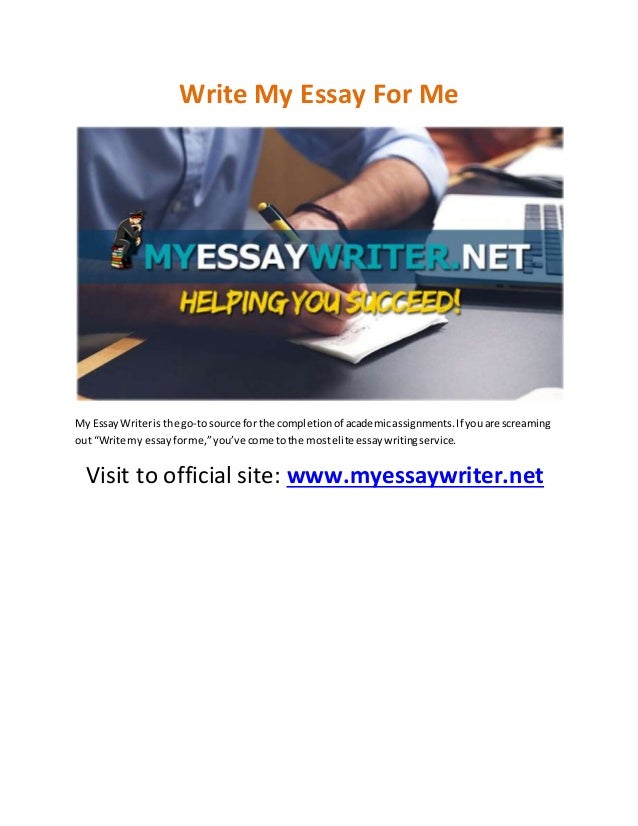 Write My Essay For Me