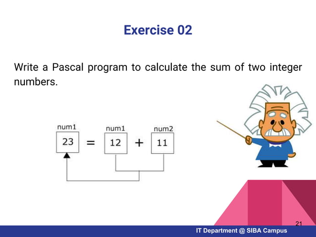 Write programs to solve problems pascal programming